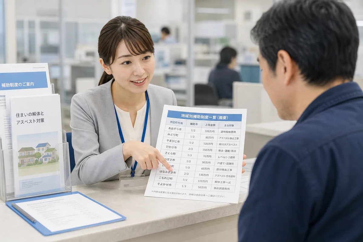 市区町村別アスベスト除去補助金一覧｜首都圏・関西・東海の主要制度まとめ