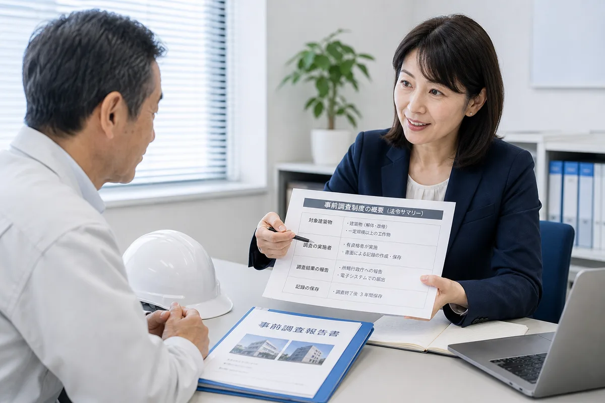 配管設備の調査要件は?